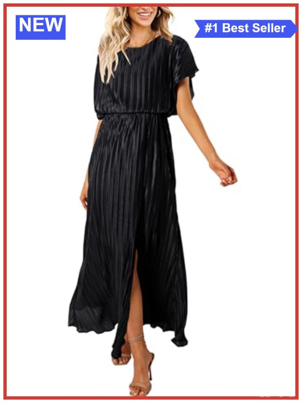 Maxi Dress Cocktail Party Formal Pleated Empire Waist